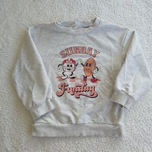 2t - 3t 120 Sunday Funday Football Sweatshirt